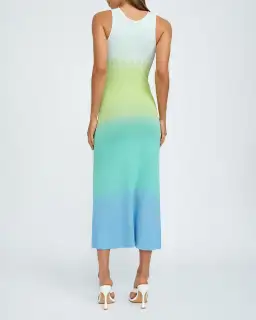 By Johnny Amina Ombré Knit Midi Dress Multi Size 10 / M for rent on The Volte - image 3