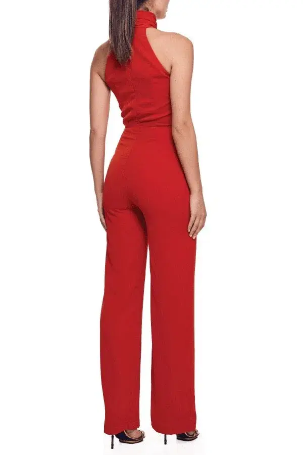 Bianca & Bridgett Scarlet Jumpsuit Red Size 10 for rent on The Volte - main image