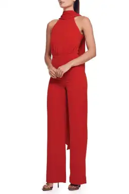 Bianca & Bridgett Scarlet Jumpsuit Red Size 10 for rent on The Volte - image 2