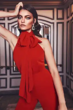 Bianca & Bridgett Scarlet Jumpsuit Red Size 10 for rent on The Volte - image 3