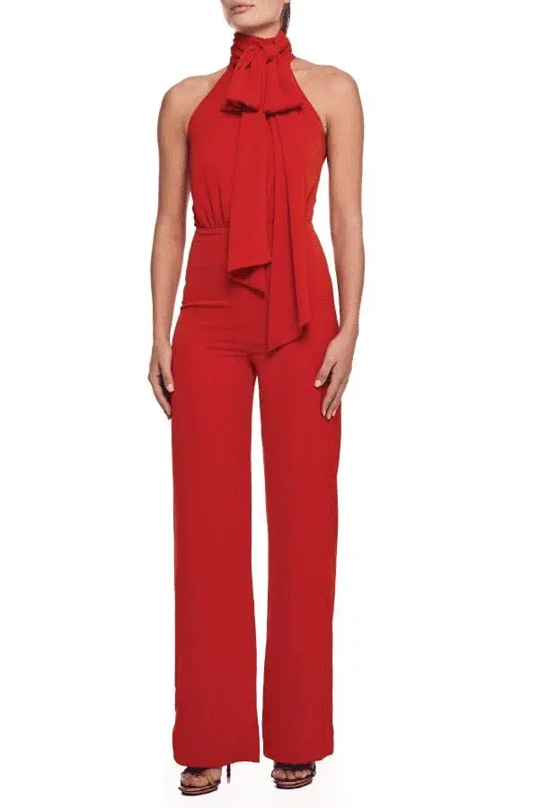 Bianca & Bridgett Scarlet Jumpsuit Red Size 10 for rent on The Volte - main image
