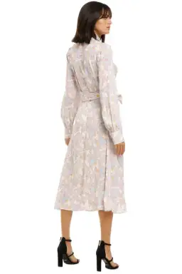Rebecca Vallance Fleur Midi Shirt Dress in Floral Print Size 10 for rent on The Volte - image 3