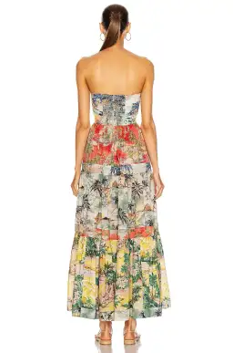 Zimmermann Juliette Tie Front Dress in Spliced Size 0/Au 8 for rent on The Volte - image 2