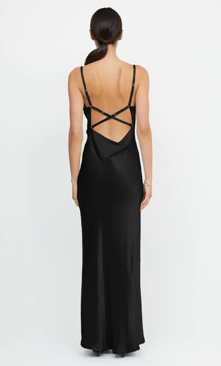Bec & Bridge Malia Maxi Dress Black Size 8 for rent on The Volte - main image
