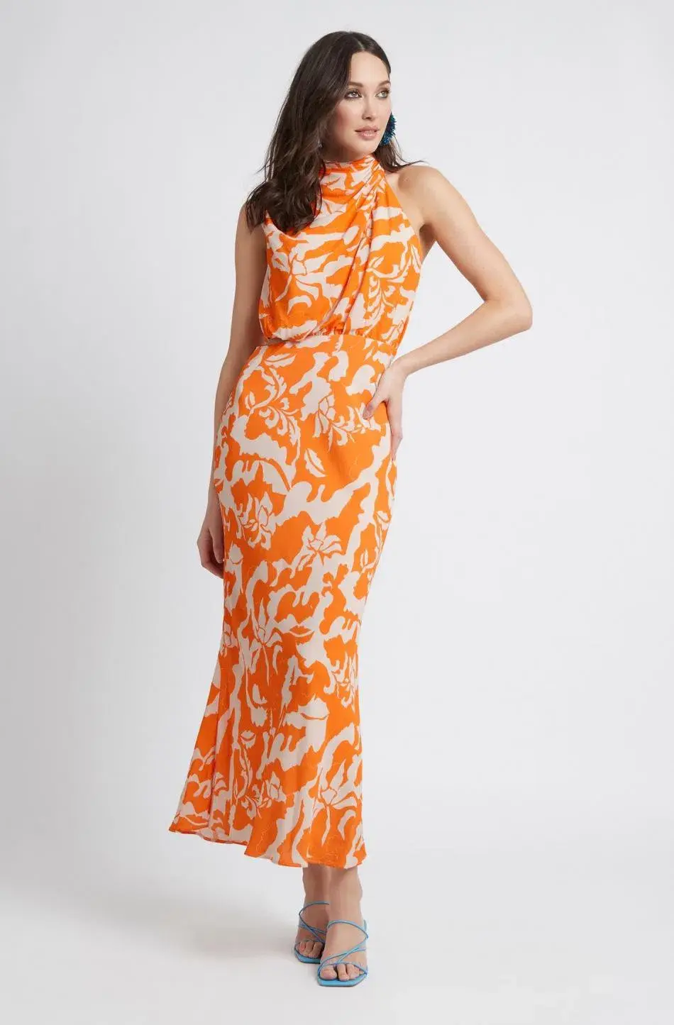 Sheike Florida Dress Orange Size 8 for rent on The Volte - main image
