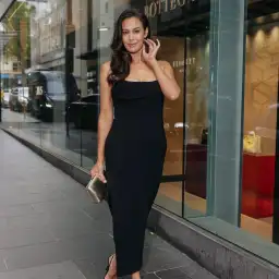 Rachel Gilbert Blaise Gown in Black Size AU 8 for rent on The Volte - image 1