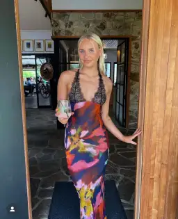 Rat & Boa Paola Floral Slip Dress Multi Size S / 8 for rent on The Volte - image 4