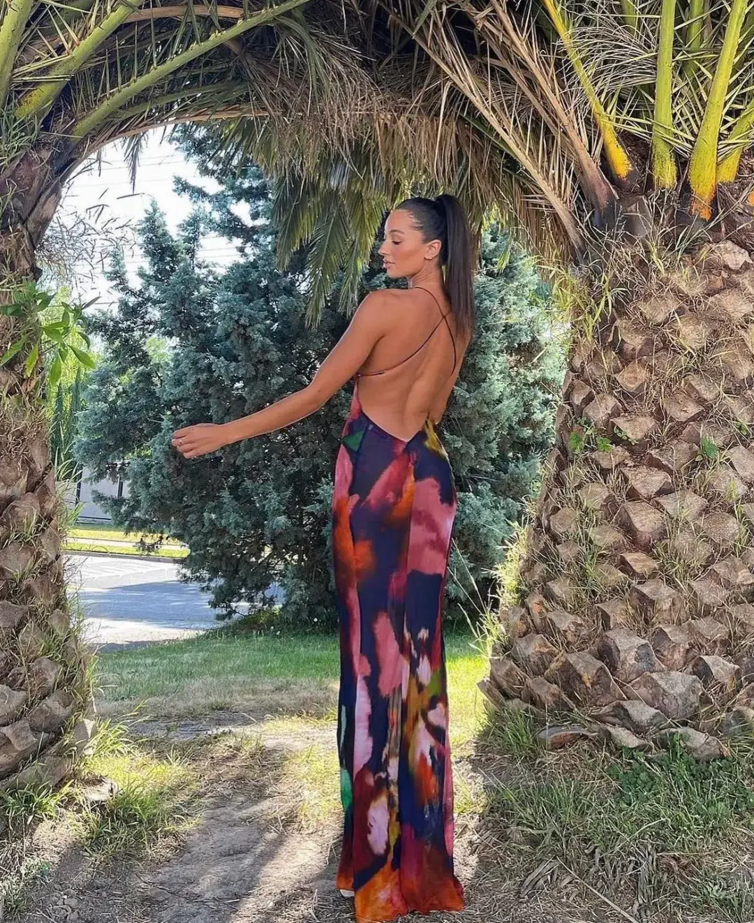 Rat & Boa Paola Floral Slip Dress Multi Size S / 8 for rent on The Volte - main image