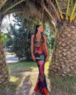 Rat & Boa Paola Floral Slip Dress Multi Size S / 8 for rent on The Volte - image 5