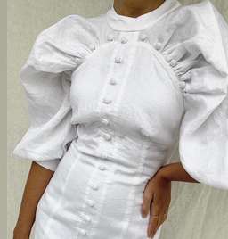 Joslin Studio Fluer dress white size 8 for rent on The Volte - image 2