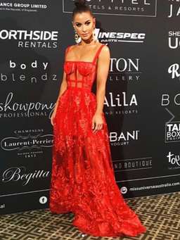 Nicola Finetti Marisol Dress red size 8