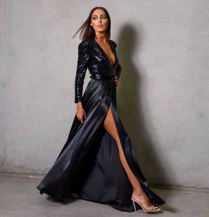 Elle Zeitoune Jimena Two-Piece Set Black size 10 for rent on The Volte - main image