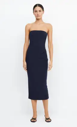 Bec & Bridge Be Mine Strapless Midi Dress Ink Size 12 for rent on The Volte - image 1