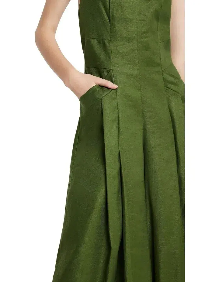 Sass & Bide Ever True Halter Neck Jumpsuit Pine Size 14 for rent on The Volte - main image
