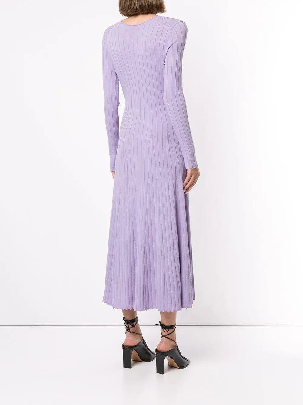 Dion Lee Pinnacle Braid Dress In Violet Size 6 for rent on The Volte - main image