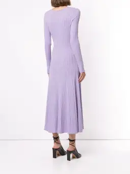 Dion Lee Pinnacle Braid Dress In Violet Size 6 for rent on The Volte - image 2