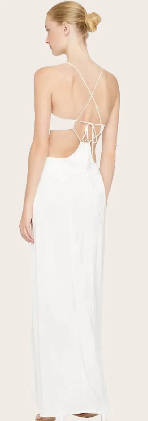 Manning Cartell Facetime Slip Gown White Size AU 4 for rent on The Volte - main image