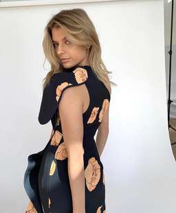 Acler Crawford Dress Amber Poppy Size AU 12 for rent on The Volte - image 2