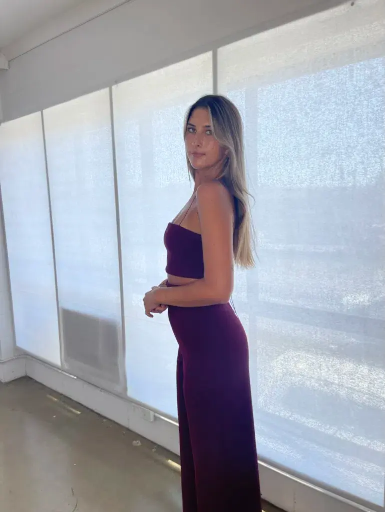 Natalie Rolt Burgundy Set Size 8 for rent on The Volte - main image