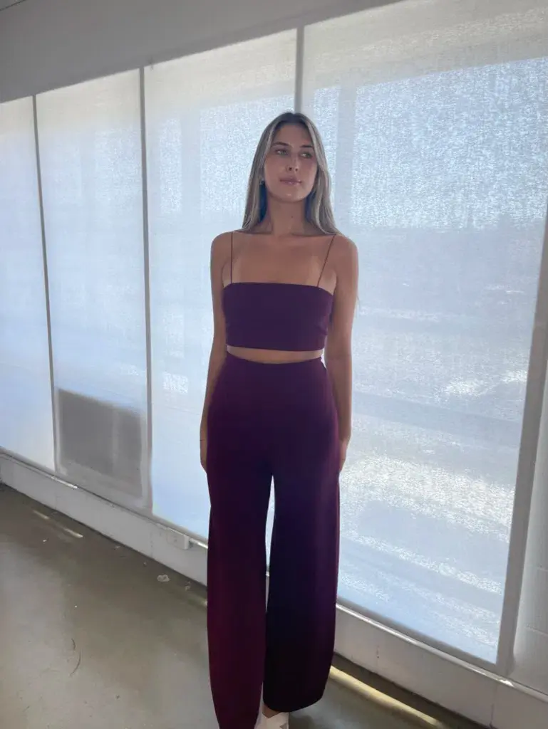 Natalie Rolt Burgundy Set Size 8 for rent on The Volte - main image