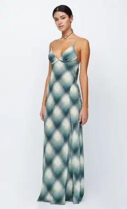Bec & Bridge Edie Split Maxi Dress Print Size 8 for rent on The Volte - image 2