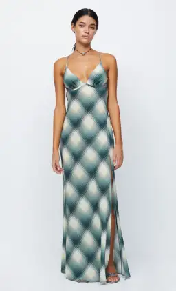 Bec & Bridge Edie Split Maxi Dress Print Size 8 for rent on The Volte - image 6