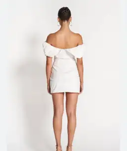 Sofia The Label Hailey Mini Dress in White Size XS / AU 6 for rent on The Volte - image 3