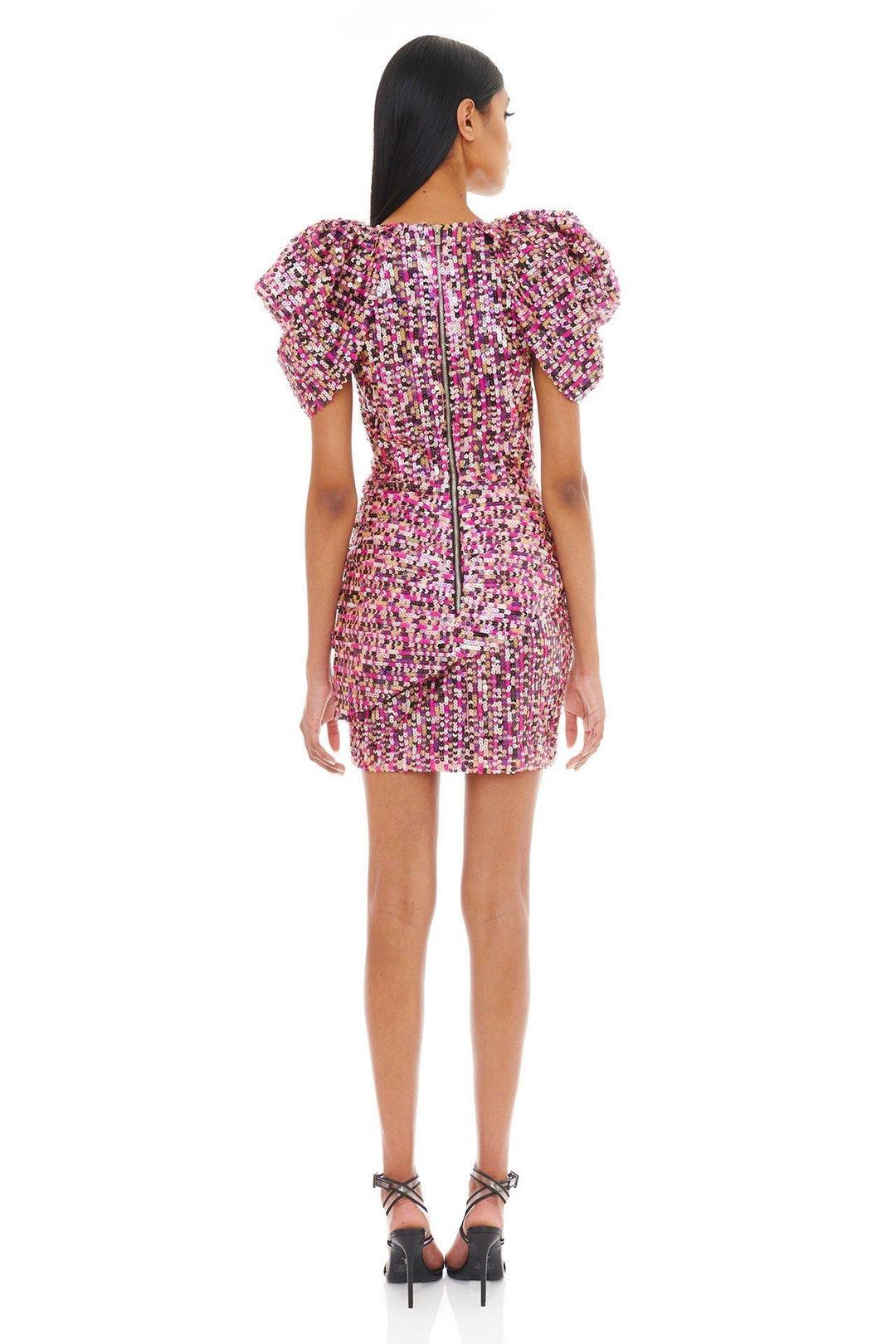 Eliya The Label Marnie Mini Dress Pink Size 8 for rent on The Volte - main image