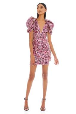 Eliya The Label Marnie Mini Dress Pink Size 8 for rent on The Volte - image 2