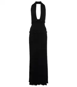 Christopher Esber Deconstruct Backless Halterneck Dress Black Size 6 for rent on The Volte - image 4