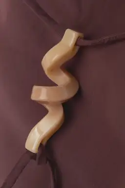 Cult Gaia Castila Embellished Halterneck Midi Dress Plum Size XS / Au 6 for rent on The Volte - image 3