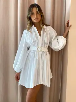 Acler Margot Dress in White Size AU 10