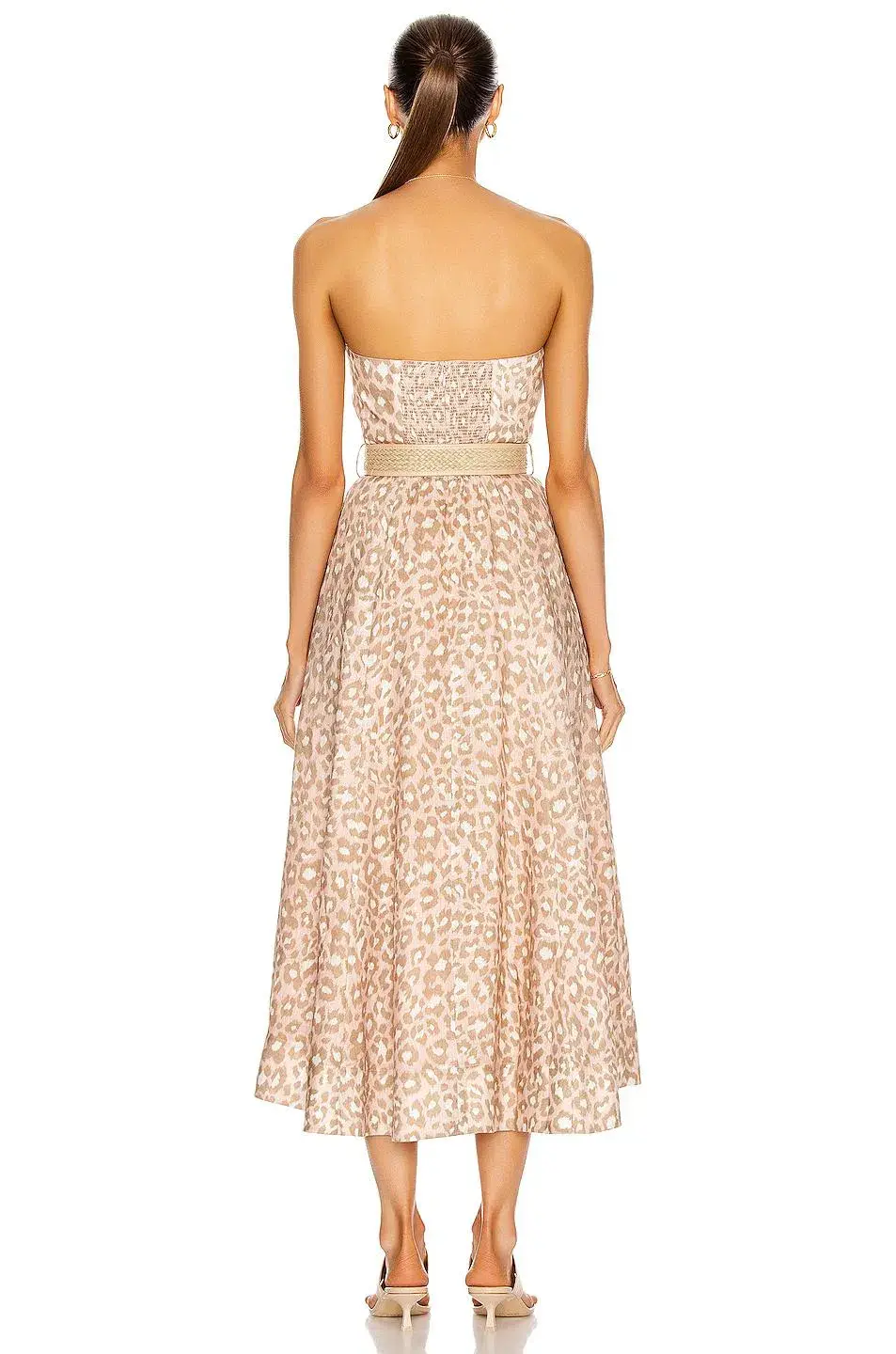 Zimmermann Carnaby Bustier Midi Dress Print Size 0P / AU 6P for rent on The Volte - main image