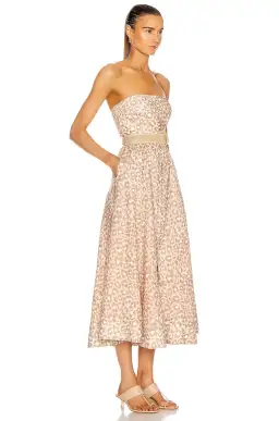 Zimmermann Carnaby Bustier Midi Dress Print Size 0P / AU 6P for rent on The Volte - image 2