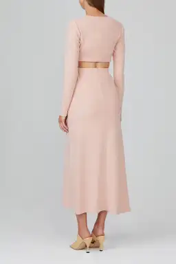 Acler Brighton Midi Dress Pink Size 14 for rent on The Volte - image 2