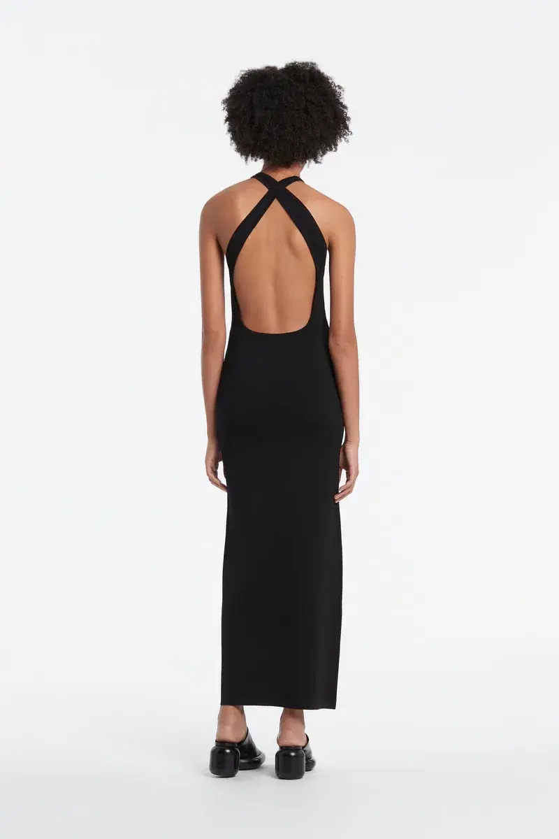 Sir The Label Aude Open Back Dress Black Size 2 / Au 10 for rent on The Volte - main image