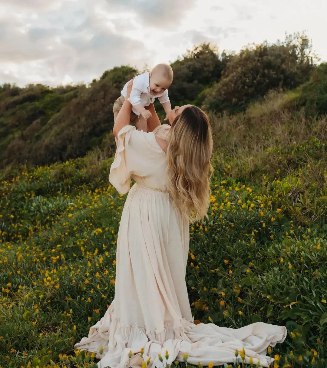 We Are Reclamation Ruffle Me Open Gown Beige Size 22 for rent on The Volte - main image