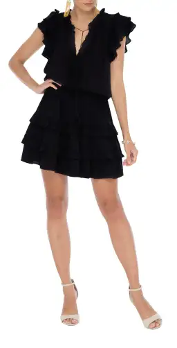 Natasha Gan Elizabeth Sleeveless Mini Dress in Black Size 12 for rent on The Volte - image 1