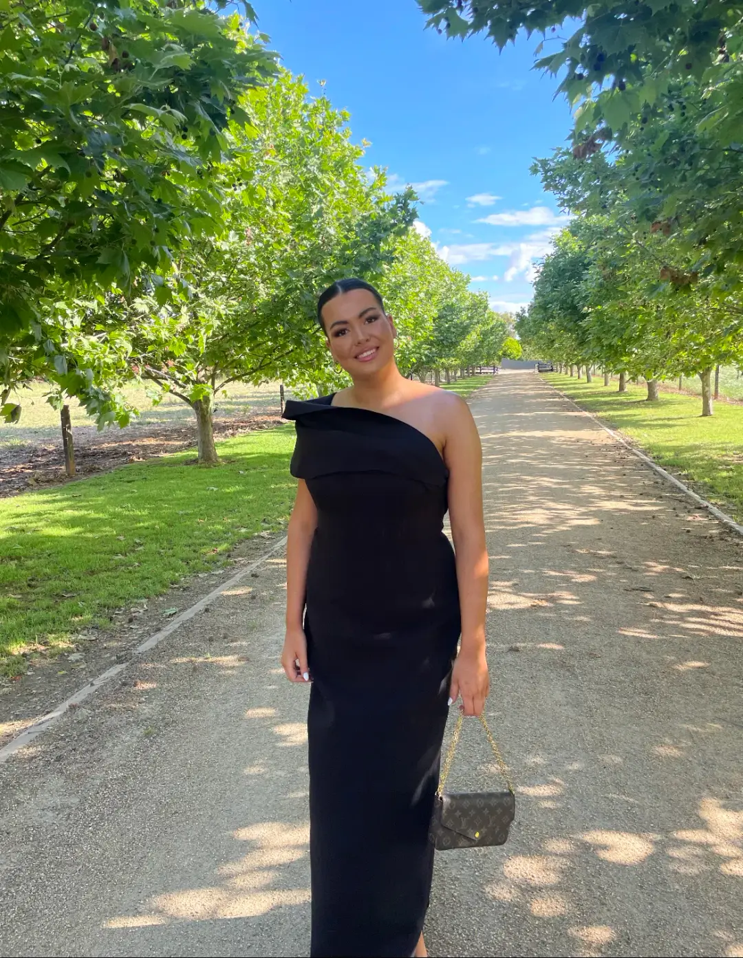 Rachel Gilbert Drew Gown Black Size 4 / AU 14 for rent on The Volte - main image