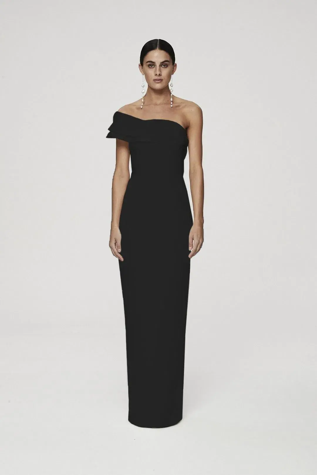 Rachel Gilbert Drew Gown Black Size 4 / AU 14 - Image 1