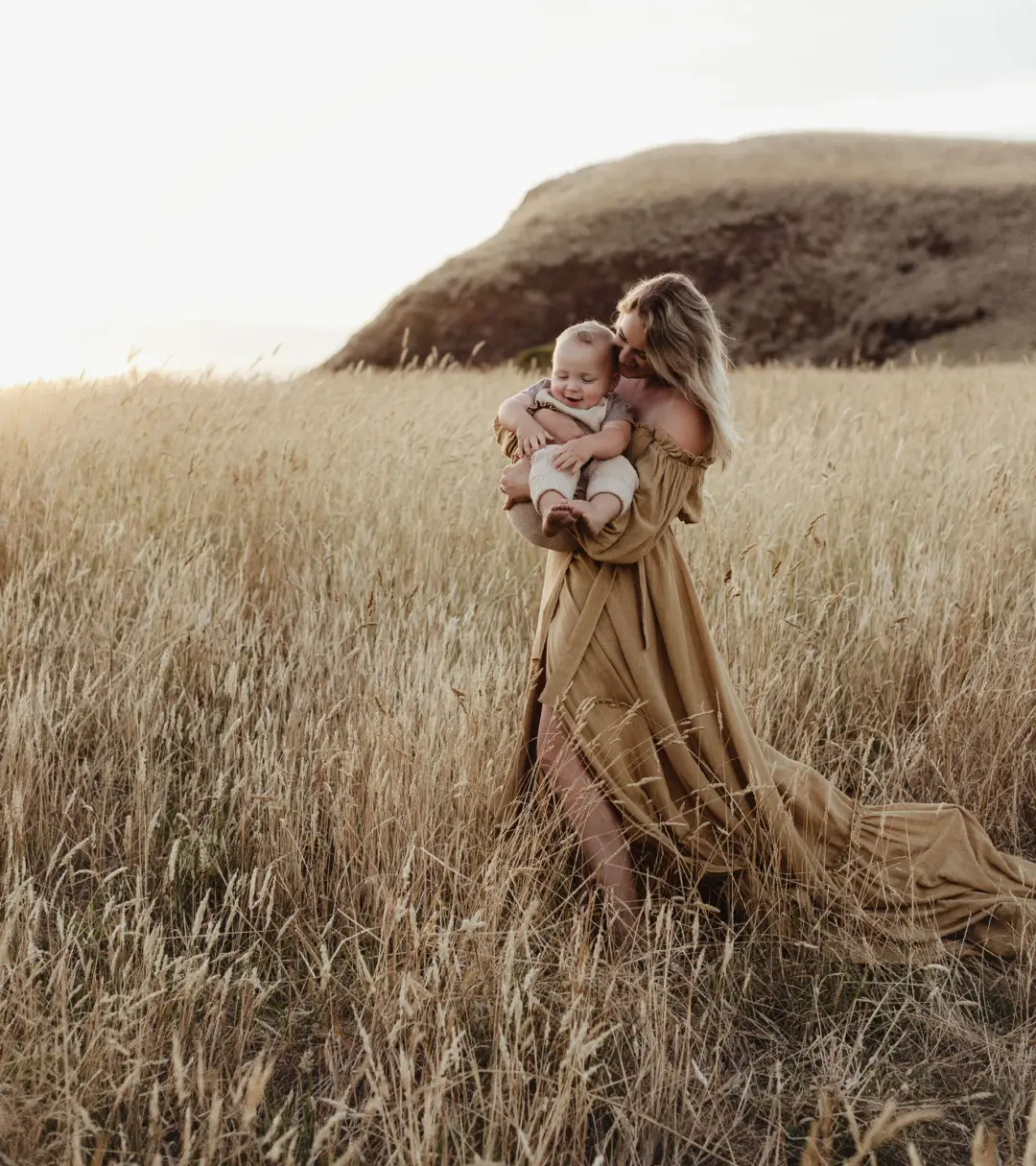 We Are Reclamation Dreams Like These Three Piece Gown in Mustard Size 22 for rent on The Volte - main image