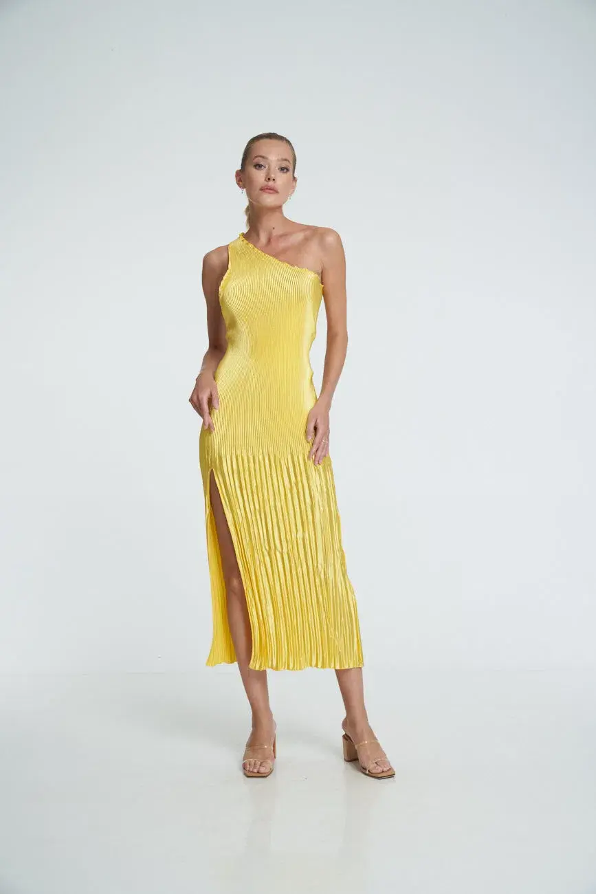 Lidee Naomi Gown Canary Size 10 / M for rent on The Volte - main image