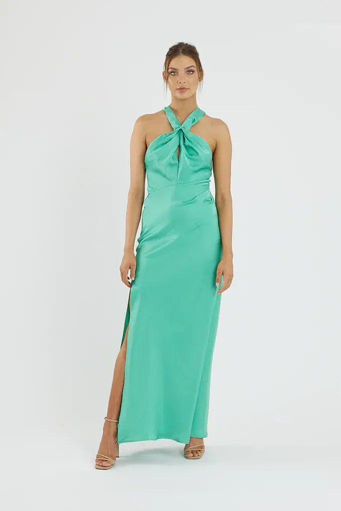 One Fell Swoop Ada Maxi Dress in Juniper Size 8 for rent on The Volte - main image