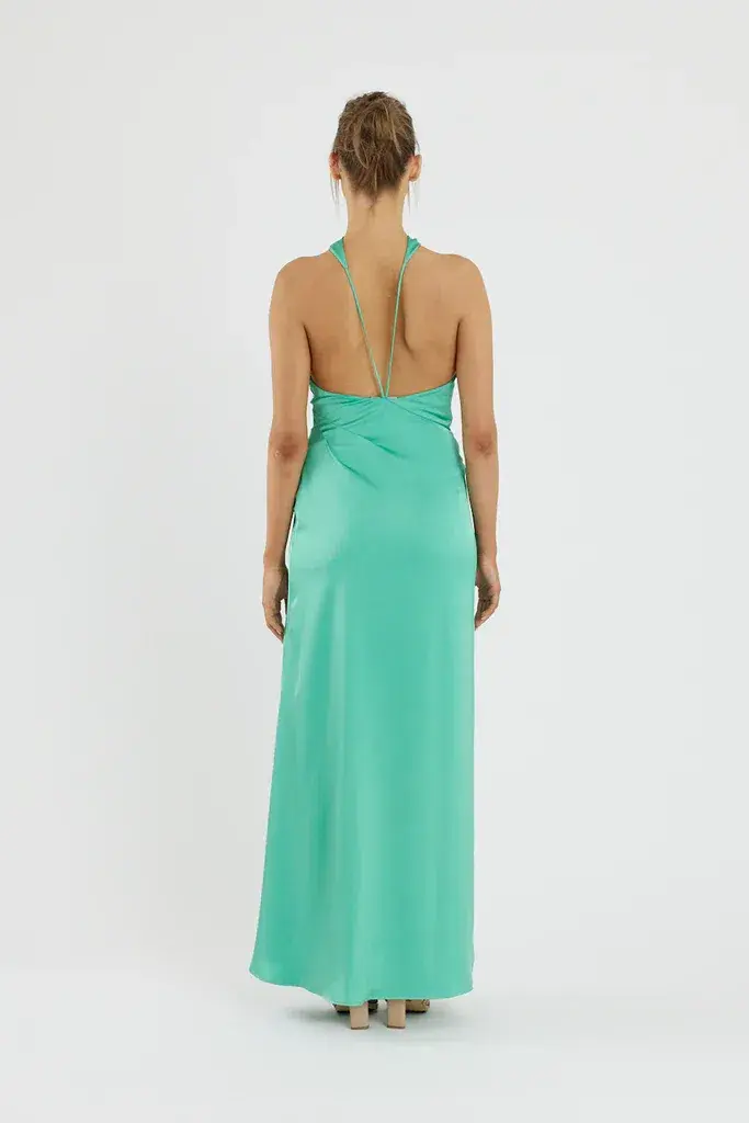 One Fell Swoop Ada Maxi Dress in Juniper Size 8 for rent on The Volte - main image