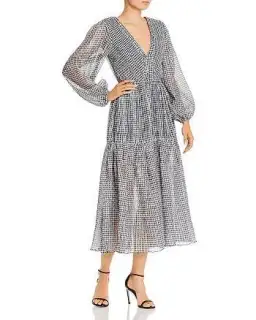 Bec & Bridge Nadine Midi Dress Black/White Size 12 for rent on The Volte - image 4