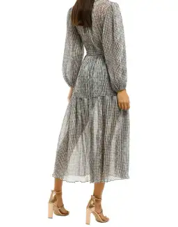 Bec & Bridge Nadine Midi Dress Black/White Size 12 for rent on The Volte - image 2