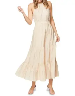 Pilgrim Aaliyah Midi Dress Sand Size 16 for rent on The Volte - image 1