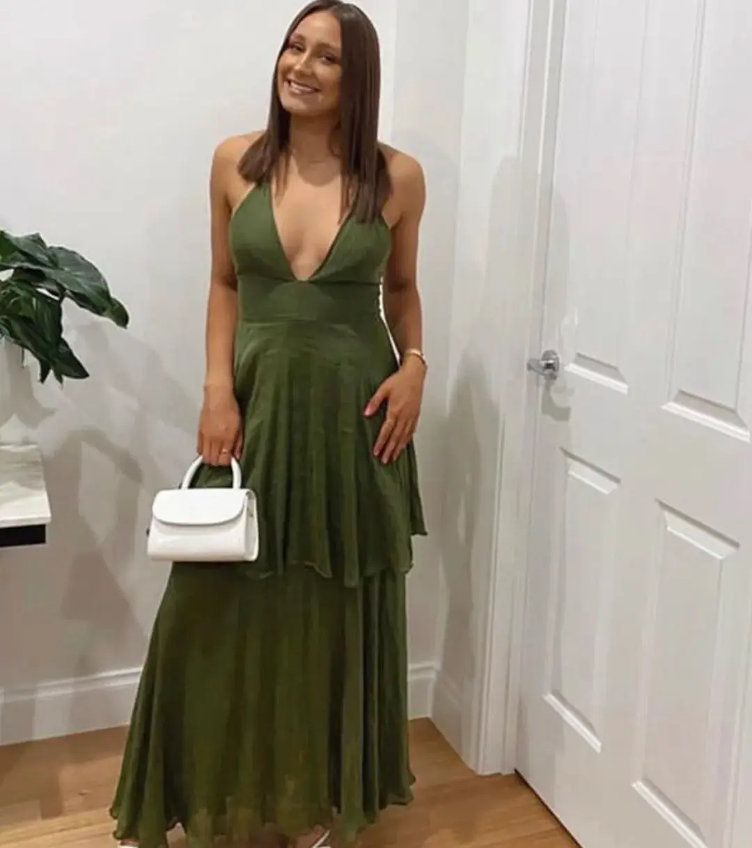 Ginger & Smart Eminence Gown Green Size 8 for rent on The Volte - main image