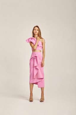 Acler Habana Bodice & Skirt Pink Size 8