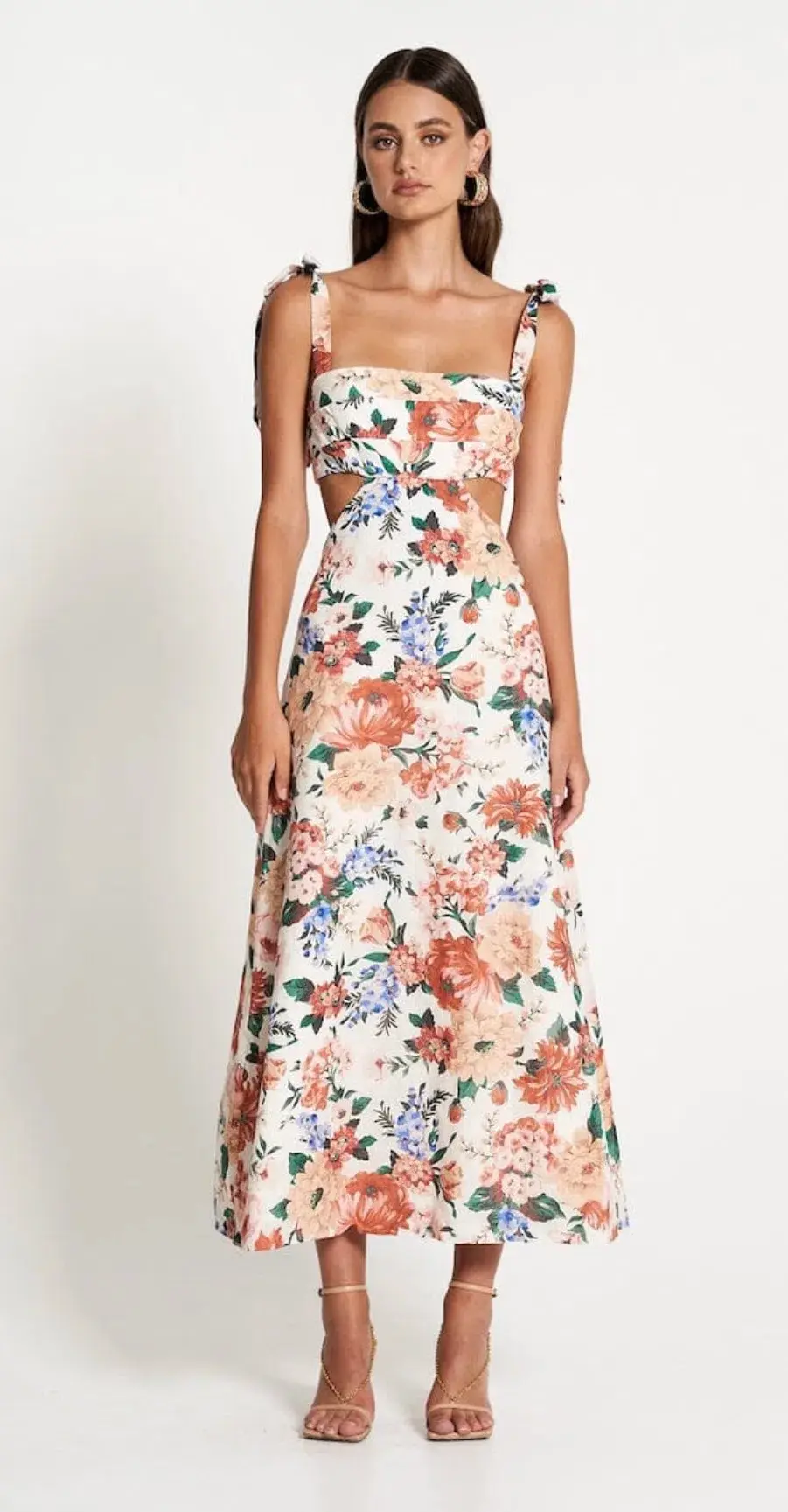 SOFIA THE LABEL - MIMI CUT OUT MIDI DRESS for rent on The Volte - main image